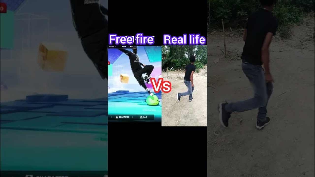 Free fire all emote in real life
