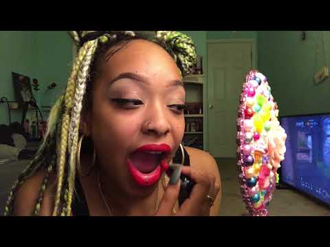 ASMR | Lip Application | Soft Whispers | Lip Smacking