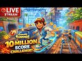 Subway Surfers LIVE 🔴 | 10 Million Score Challenge 🚀 | Non Stop Gameplay #shorts #live #gaming