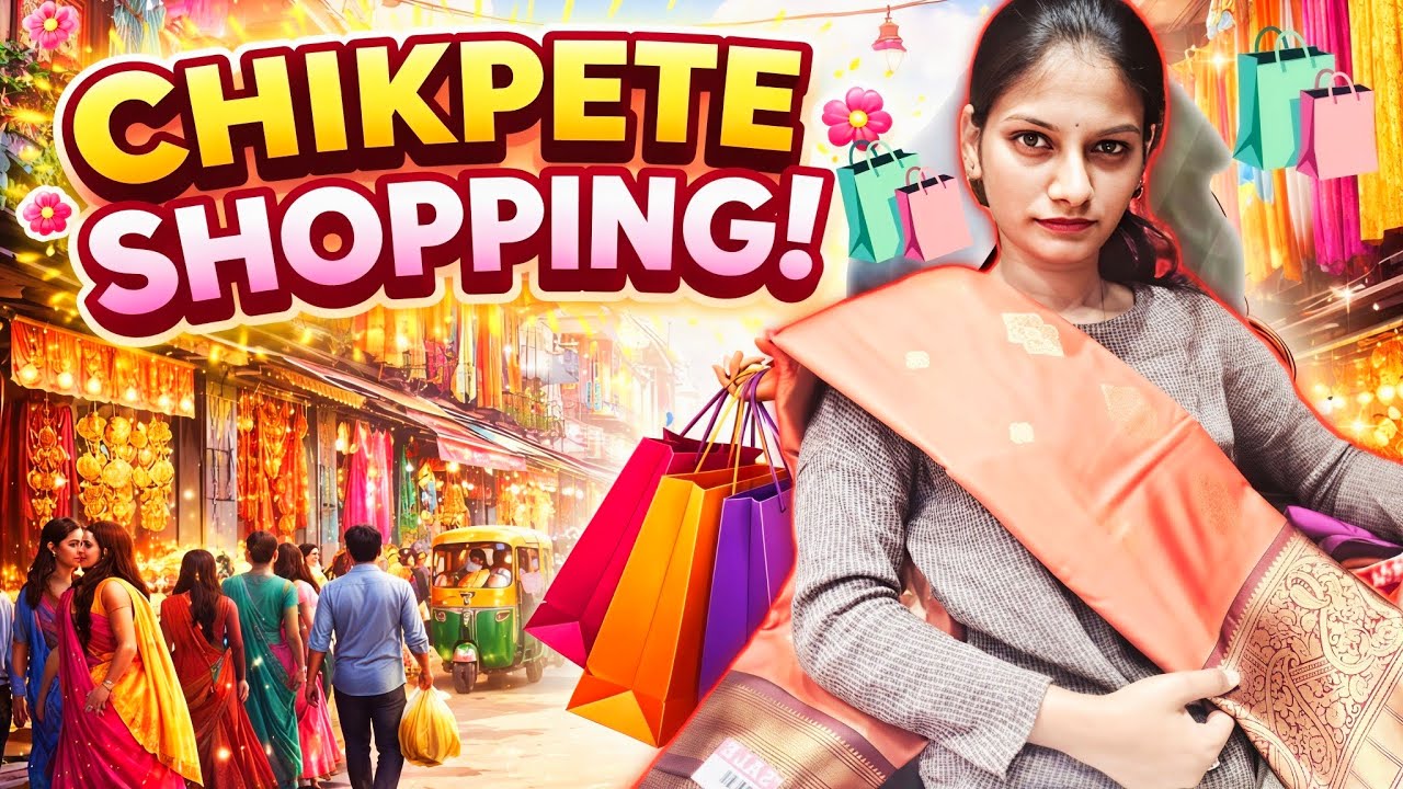 2nd round shopping in chikpete 🛍️😴@ashu___2698 |#ashusvlogs 