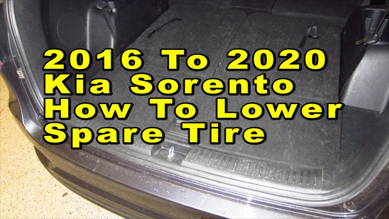 Spare Tire On Kia Sorentonull