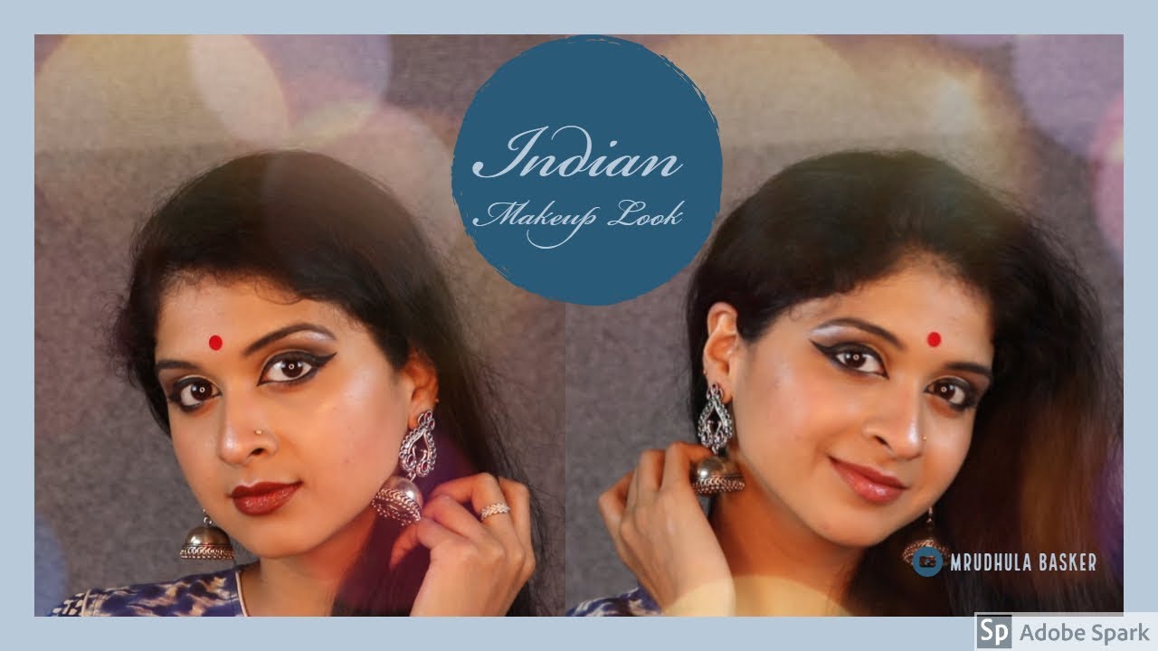Traditional Indian Makeup Tutorial using drugstore/ affordable products| STEP BY STEP makeup artist