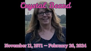 Crystal Beard Funeral March 9, 2024