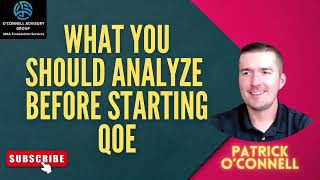 What You Should Analyze  Before Starting QoE-1 Profile