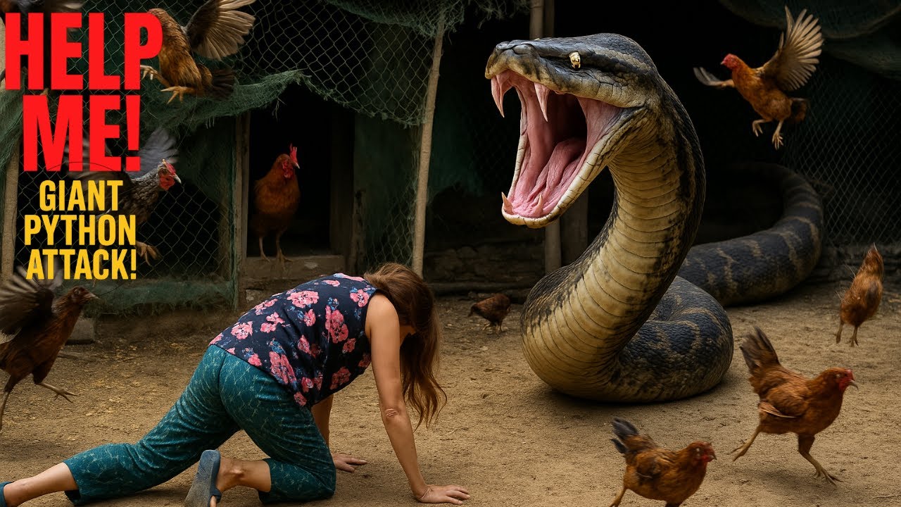 Emergency Rescue: 5-Meter Python Raids Chicken Coop 🐍🐓 - YouTube