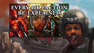 Every Single Warhammer 40k Faction Re-Explained Part1.1 |  The ChillZone Reacts