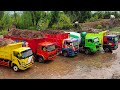 MOBIL TRUK OLENG JATUH TERGULING, TRONTON TRIBAL FUSO, HINO 500, TRUCK MAN, MOBIL MOBILAN REMOT RC