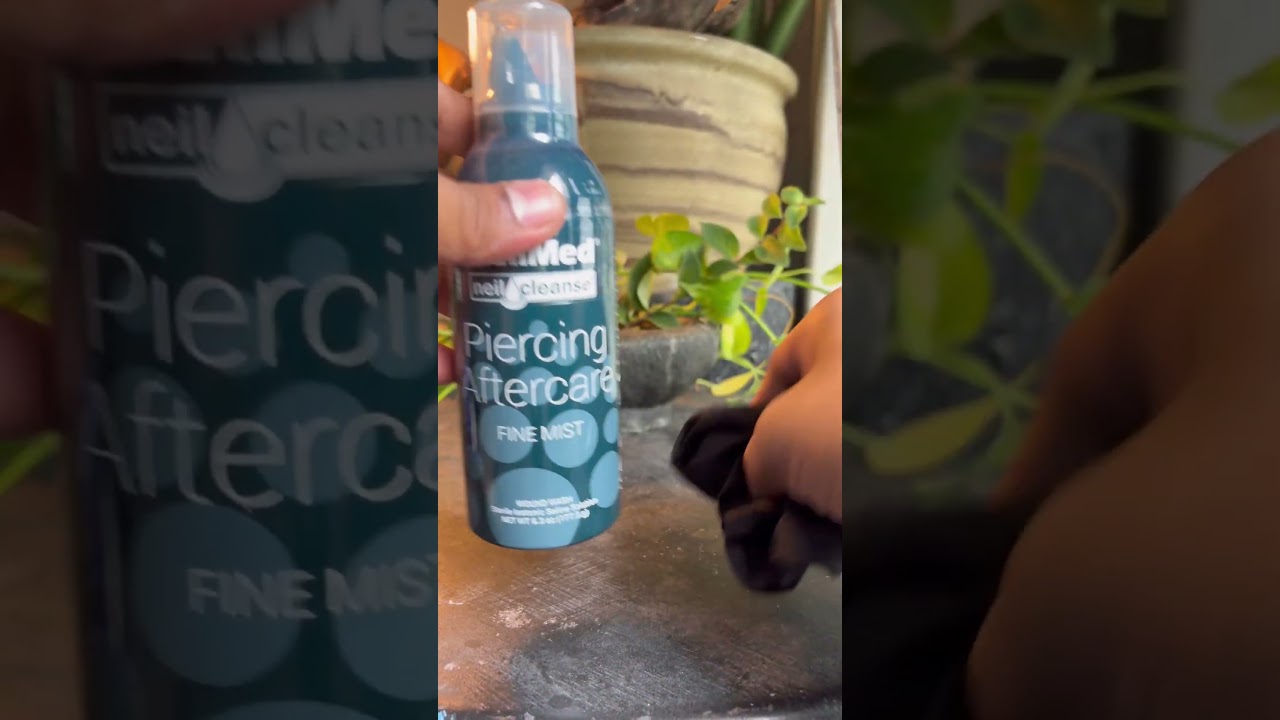 Neilmed Saline Piercing Aftercare Spray Available on Shopee Singapore.