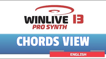 Winlive Pro Synth 13 - CHORDS VIEW (english)