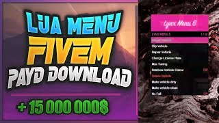 FiveM HACK | LYNX MENU 9 | WORKING 2019 OCTOMBER Wealth