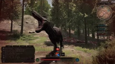 Path of Titans. Spinosaurus Slept On This Rex...Spino vs Rex 1v1. Ambushing Spino While Being Hunted