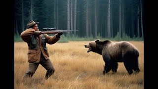 Brown Bear Attacks After Shot By Elephant Gun  The Scott Oberlinter Bear Attack