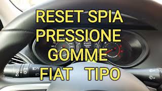 RESET  spia pressione gomme  (FIAT TIPO) Resimi