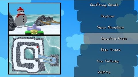 SuperTuxKart 0.6.2 SnowTux Peak