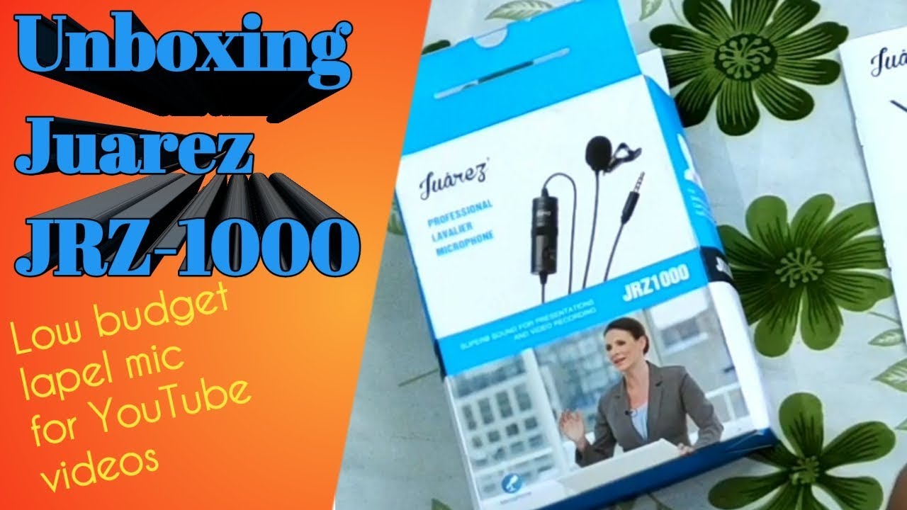 (Bengali) Unboxing Juarez JRZ1000 Lavalier or Lapel or Collar