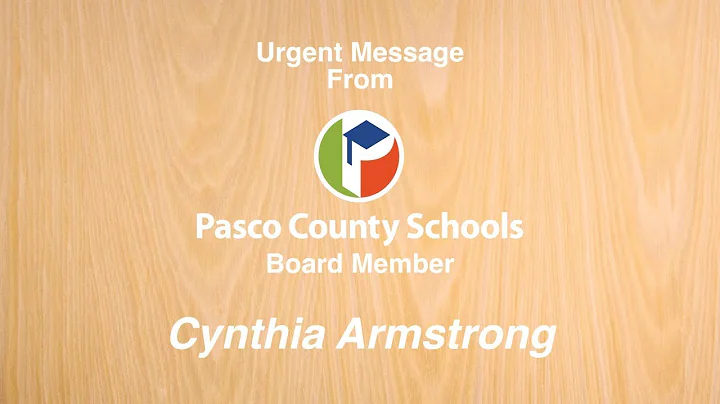 Cynthia Armstrong- Pasco County School Board Membe...
