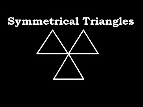 Draw Three Symmetrical Triangles with One Commen Corner | GW BASIC Programing Tutorial