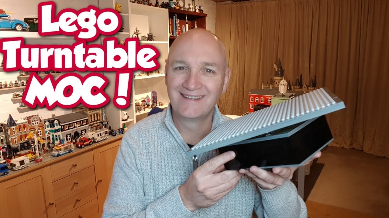 SIMPLE LEGO TURNTABLE MOC: A very simple Lego turntable to present my MOC models professionally