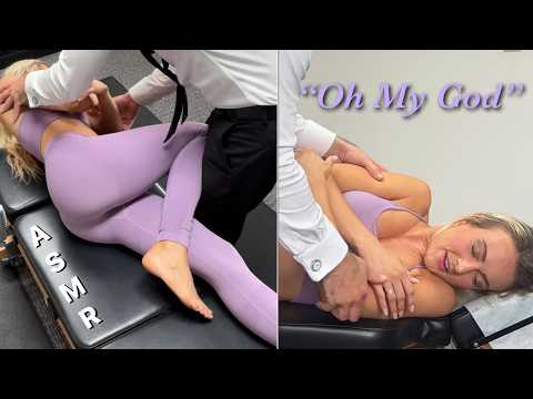 Her Spine Explodes *ASMR Body Cracks & Deep Massage* CRUCNH Relaxation Chiropractic Tingle Sensation
