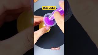 How to Make Sand Clock  - Hourglass Easy Project #schoolproject
