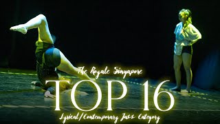 Christina vs Faith | Top16 Lyrical / Contemporary Jazz Cat | The Royale Singapore