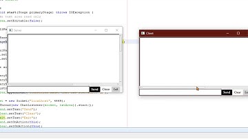 Server/Client Demo JavaFX