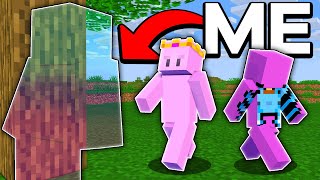 Minecraft Manhunt But I Can Camouflage