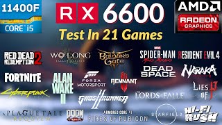 RX 6600 in 2024 - 21 Games Tested