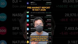 Nifty Recovered 300+ Points Yesterday — Can It Do It Again Today? 19 May Premarket #stockmarket