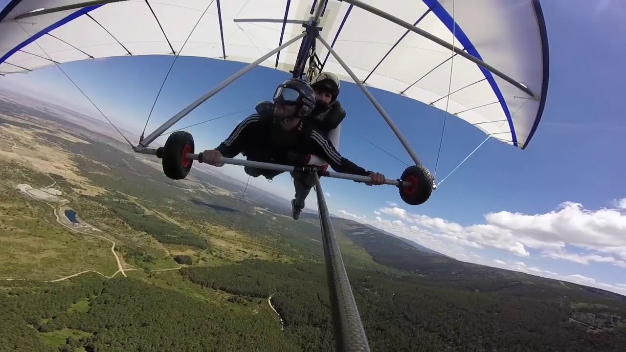 Tandem Ala Delta en Madrid con Blay OImos