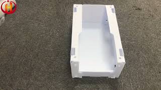 Durable Correx picking bins PP stackable corrugated bin boxes -Huiyuan