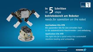 Automatisierte Maschinenbeladung mit dem Doppelgreifer-Kit MTB