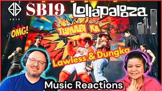 SB19 Lawless, Dungka! & Interview (Lalapalooza Chicago Fancam Videos) | Couples Reaction!