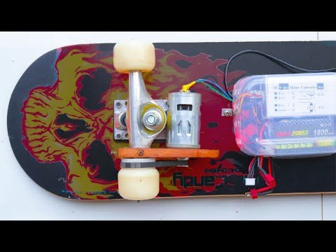 How to Make Electric Skateboard at Home