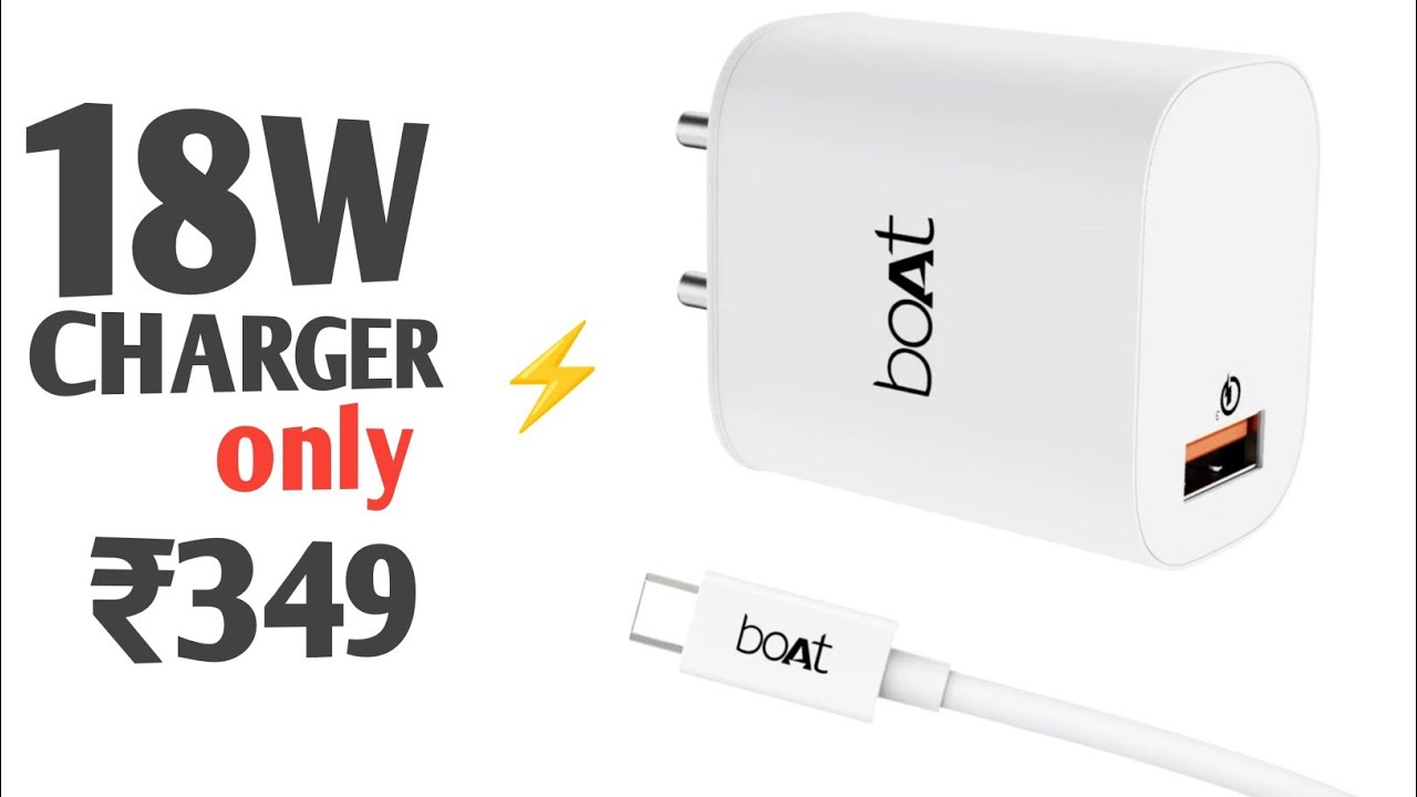 BOAT 18W Type-C Fast Charger ⚡ Best Budget Charger Combo?