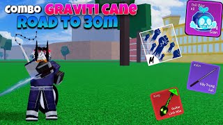 Combo Portal+ Graviti Cane+ Godhuman| Blox Fruit Hunter Bounty Road To 30M