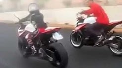 Ø·ÙÙ„ مغربي مراكشي دو 7 سنوات يقود دراجة نارية kawazaki z1000 بكÙ