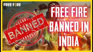 GARENA FREE FIRE PERMANENTLY BANNED IN INDIA - FREE FIRE BAN OFFICIAL