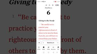 Matthew 6 Sermon on the Mount – Part 2