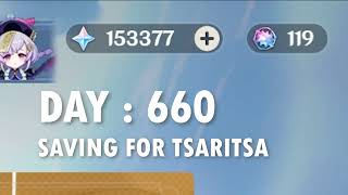 DAY 660 SAVING FOR TSARITSA