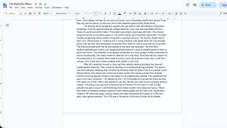 Creative Writing: Chapter 8: Fall 1991 (Berkeley)