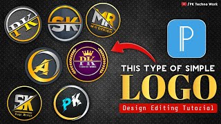Logo Kaise Banaye | How to make Logo in PixelLab | How To Create Logo For Youtube Channel