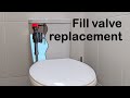 Toilet repair - fill valve replacement