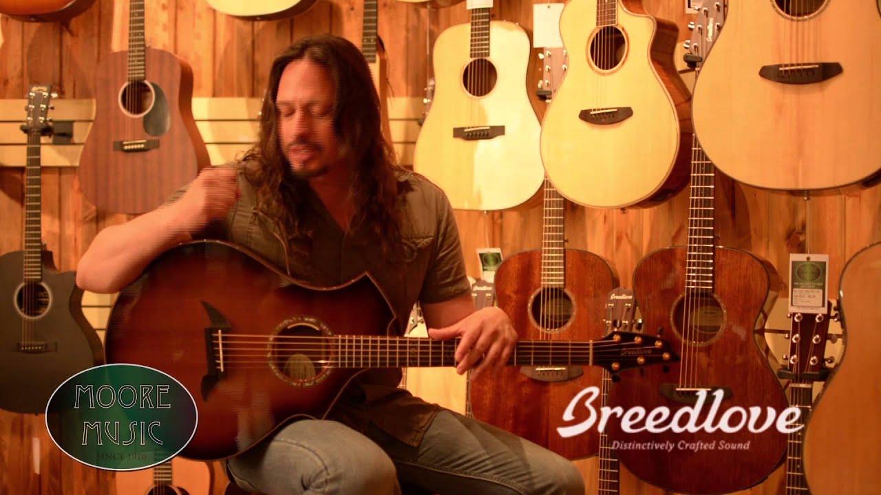 Breedlove Exotic CM Classic - YouTube