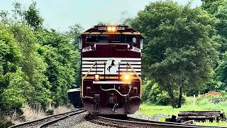 Atlanta NS’s HU & BNSF in Consist