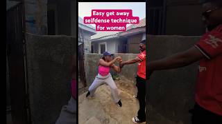 Easy get away selfdense technique for women#selfdefense