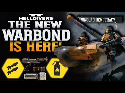 Helldivers 2 New S-Tier Ironclad Democracy Warbond?!