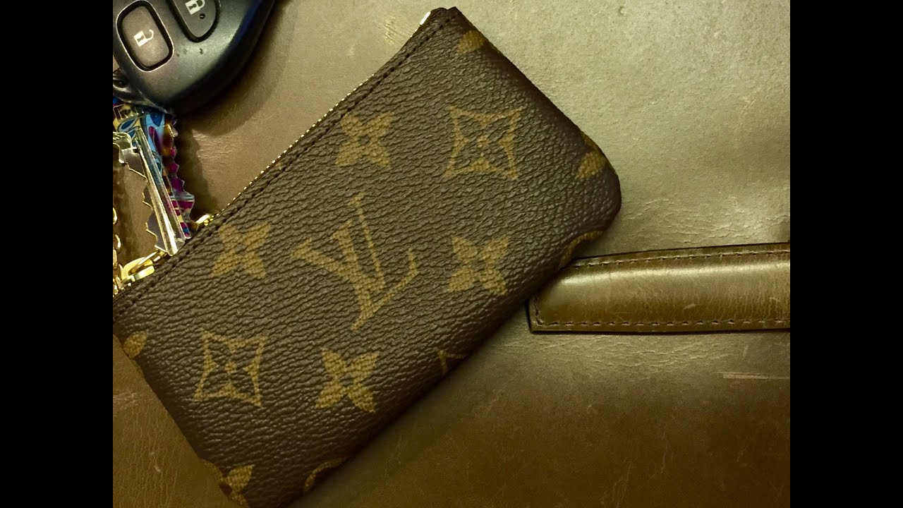 Louis Vuitton Key Pouch Cles Review - YouTube