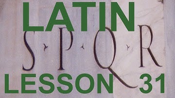 31 Do you want to learn Classical Latin? Adler pg  25