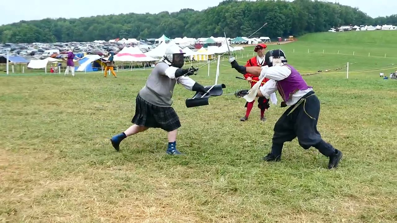 Miguel vs Elfwin, Pennsic 52 Ansteorran Rapier Tournament, 8.6.25